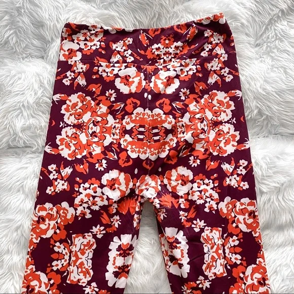 Maroon & Orange Legging - Picture 6 of 7